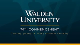 Winter 2024 Thursday Afternoon Commencement Ceremony [upl. by Tezzil447]