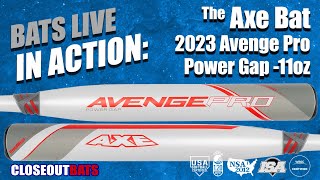 HITTING Axe Bat Avenge Pro Infrared Fastpitch Bat L158JR 10oz 11oz 2023 [upl. by Llewoh]