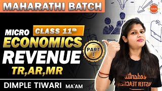 REVENUE PART 1  CLASS 11 ECONOMICS CBSE 2025  DIMPLE TIWARI MAAM [upl. by Vokaay]