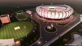 Cochin Sports City by KCA Unveiling Indias Greenest Sports Destination  Architectural Rendering [upl. by Adialeda]