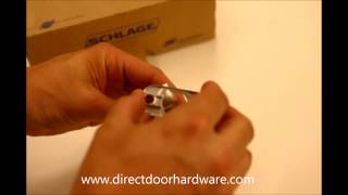 Adjusting a Schlage Residential Door Knob Latch [upl. by Asenav]