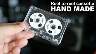 Reel to reel cassette DIY Hand Made [upl. by Notneb]