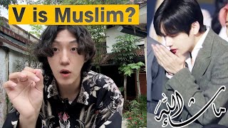 Is V of BTS really a Muslim [upl. by Llenahc]