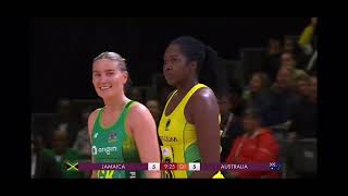 Jamaica vs Australia Semifinal 1st Quarter  Netball World Cup 2023 [upl. by Oiratno]