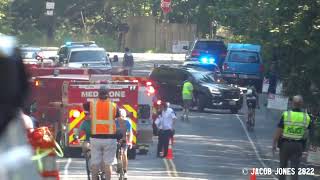 Car vs Bicycle with Injuries near Enumclaw During Bike Races [upl. by Read184]