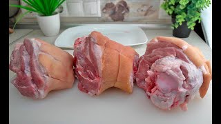 Nur wenige Leute kochen Schweinshaxe so So lecker dass ich gleich 3 Schweinshaxe auf einmal koche [upl. by Pfeifer]