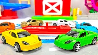 Carros de Colores para Niños  Autos de Carrera  Videos Infantiles [upl. by Finnie559]