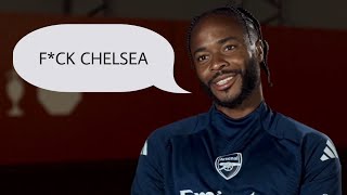 Raheem Sterling’s first Arsenal Interview… WHAT YOU MISSED👀🤯 [upl. by Krum]