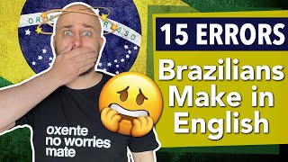 15 Most Common English PRONUNCIATION ERRORS Brazilians Make [upl. by Nnaylloh]