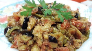 salade de poivrons aubergines tomate [upl. by Einram]