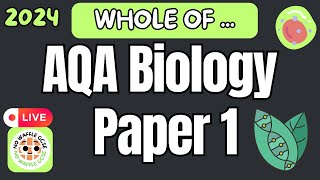 Whole of AQA Biology Paper 1 revision through Exam Questions [upl. by Ankney177]