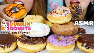 ASMR DUNKIN DONUTS SOFT EATING SOUNDS 50K SUBSCRIBER SPECIAL  KimampLiz ASMR [upl. by Terhune]