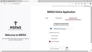 nsfas account recovery without phone number and email address [upl. by Bennet]