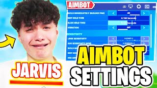 Using FaZe Jarvis Settings He Got BANNED For 😱🎯 500 Aim Assist ✅ [upl. by Acimaj]