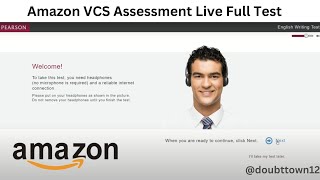 Amazon VCS Assessment  Amazon Virtual Customer Service Live Test [upl. by Onaireves546]