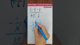 RASYONEL SAYILAR SORUSU rasyonelsayılar rationalnumbers [upl. by Etaner]