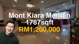 Mont Kiara Meridin 1787sqft  31 bedroom  very good in condition  2 carparks  For Sale [upl. by Riker]