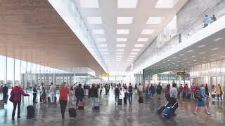 Amsterdam Airport Schiphol Terminal  Design [upl. by Dulci]