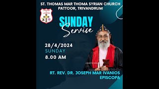 Holy Qurbana Live  St Thomas Mar Thoma Syrian Church  Pattoor Trivandrum [upl. by Lenore]