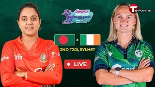 Live  Bangladesh Women vs Ireland Women  2nd T20i  Ireland Women tour of Bangladesh  T Sports [upl. by Selinski297]