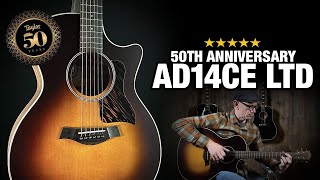 Taylor 50th Anniversary AD14ceSB LTD – Acoustic Guitar Review [upl. by Kavanaugh]