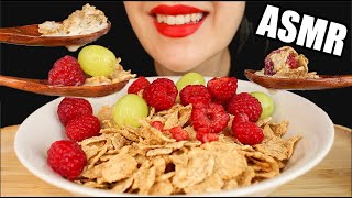 ASMR CEREAL KELLOGS SPEICAL K CLASSIC w FRUITS  MUKBANG EATING SOUNDS No Talking 먹방  Kasmia ASMR [upl. by Nomelif]