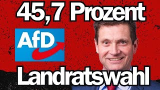 Eilmeldung AfD  457 Prozent bei Landratswahl im SaaleOrlaKreis [upl. by Lanie]