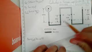 Mecânica dos fluidos Exercícios de manometria [upl. by Amorette]