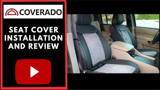 COVERADO Seat Cover Installation and Review [upl. by Argela898]