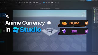 Design An Anime Currency UI in Roblox Studio [upl. by Tennes]