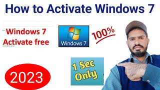 windows 7 activate karne ka tarikahow to activate windows windows 7 activatorwindows 7techussain [upl. by Asiral]