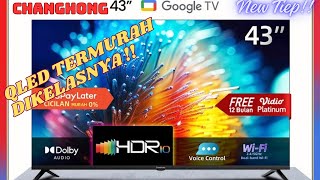 Qled Tv Pertama di 43 inch Review Changhong L43QCN1 Indonesia [upl. by Etnoid]