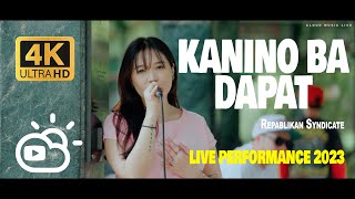 KANINO BA DAPAT  Repablikan Syndicate 2023 CLOUD LIVE PERFORMANCE [upl. by Starkey]