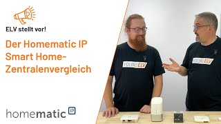 Homematic IP Zentralenvergleich  ELV stellt vor [upl. by Petr]