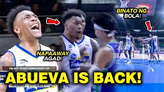 ABUEVA IS BACK  NAPAAWAY Agad si CALVIN Sinugod si Stockon  Nagangas sa Bench ng CONVERGE [upl. by Sashenka]