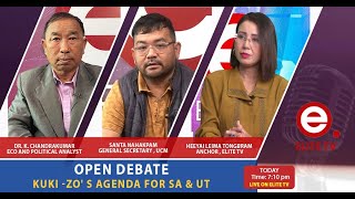 OPEN DEBATE on Kuki Zo s agenda for SA amp UT  1st September 2024  ELITE TV [upl. by Gittel]