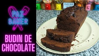 BUDÍN DE CHOCOLATE  PAZ BAKER [upl. by Waldack]