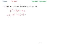 Class 7  Maths  Ex 102  Q8 b [upl. by Odnam696]