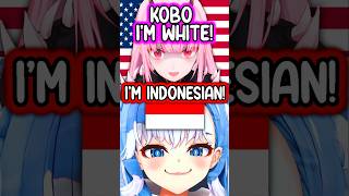 Kobo Didnt Expect Calli to be THAT WHITE IRL hololive vtuberclips vtuber [upl. by Ardek397]