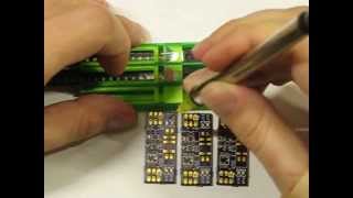 Manual SMD soldering using a vacuum pen and FemtoCow SMD trays [upl. by Sainana662]