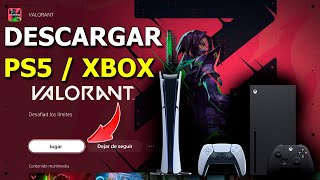 Cómo Descargar y Jugar Valorant en PS5 y XBOX ya Beta de Acceso Anticipado [upl. by Fredrick840]