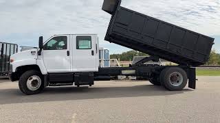 2006 GMC Topkick C7500 Crew Cab With 14 Steel Landscape Dump Body [upl. by Barbaraanne]