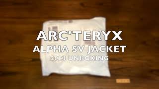 2023 ARCTERYX Alpha SV Most wanted HardShell Jacket Unboxing and Review [upl. by Resee306]