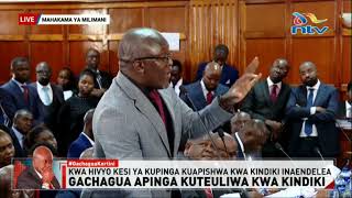 Evans Ogada We face a monumental audit if we allow the swearingin Kindiki to proceed [upl. by Odidnac]