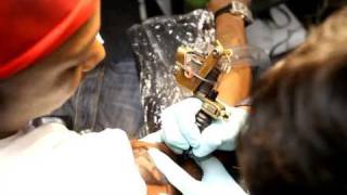 Ras Kass gets Tattoo at Felony Fights Ink in East Los Angeles [upl. by Nivaj]