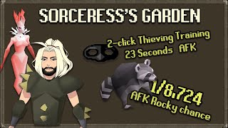 Sorceress’s Garden Minigame Raid  FULL GUIDE osrs world 523 AFK Thieving Training [upl. by Hplodnar]