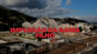 Implosão da Universidade Gama Filho  Piedade [upl. by Iemaj726]