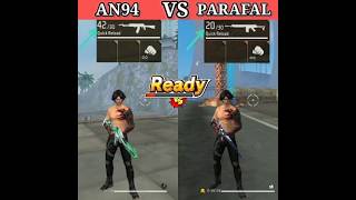 AN94 VS PARAFAL 3LEVEL VEST FATANO free fire short video [upl. by Jori]