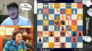 He Plays Really AMAZING Chess GM Alireza Firouzja vs GM Hikaru Nakamura [upl. by Akinoj]