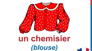 French Lesson 34  CLOTHES in French CLOTHING Vocabulary  Les vêtements les habits Ropa en francés [upl. by Saidnac260]